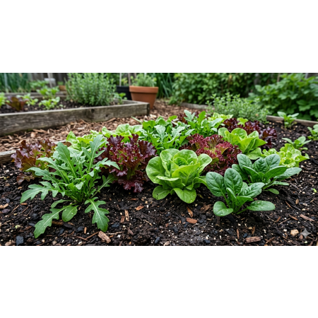 1000 Samen Salat Mischung, 10 Sorten bunt gemischt